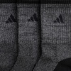 image:imageadidas Mens Cushioned X Socks 3 Pairs Multiple Heights Durable amp ComfortableBlackOnix GreyMidcrew4