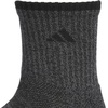 image:imageadidas Mens Cushioned X Socks 3 Pairs Multiple Heights Durable amp ComfortableBlackOnix GreyMidcrew4
