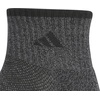 image:imageadidas Mens Cushioned X Socks 3 Pairs Multiple Heights Durable amp ComfortableBlackOnix GreyQuarter4