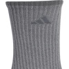 image:imageadidas Mens Cushioned X Socks 3 Pairs Multiple Heights Durable amp ComfortableOnix GreyGreyCrew4