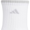 image:imageadidas Mens Cushioned X Socks 3 Pairs Multiple Heights Durable amp ComfortableWhiteClear Onix GreyMidcrew4