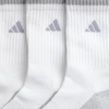 image:imageadidas Mens Cushioned X Socks 3 Pairs Multiple Heights Durable amp ComfortableWhiteClear Onix GreyMidcrew4