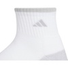 image:imageadidas Mens Cushioned X Socks 3 Pairs Multiple Heights Durable amp ComfortableWhiteClear Onix GreyQuarter4