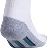 image:imageadidas Mens Cushioned X Socks 3 Pairs Multiple Heights Durable amp ComfortableWhiteGreyOrbit Indigo BlueQuarter3