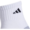 image:imageadidas Mens Cushioned X Socks 3 Pairs Multiple Heights Durable amp ComfortableWhiteGreyOrbit Indigo BlueQuarter3