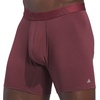 image:imageadidas Mens Luxe Underwear 3Pack Boxer Briefs or Trunks Premium Ultra Soft ComfortAurora Ruby RedHeather BlackBlackBoxer Brief