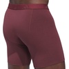 image:imageadidas Mens Luxe Underwear 3Pack Boxer Briefs or Trunks Premium Ultra Soft ComfortAurora Ruby RedHeather BlackBlackBoxer Brief
