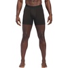 image:imageadidas Mens Luxe Underwear 3Pack Boxer Briefs or Trunks Premium Ultra Soft ComfortBlackHeather BlackBlackBoxer Brief