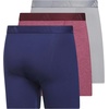 image:imageadidas Mens Luxe Underwear 3Pack Boxer Briefs or Trunks Premium Ultra Soft ComfortDark BlueHeather MaroonGreyBoxer Brief