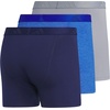 image:imageadidas Mens Luxe Underwear 3Pack Boxer Briefs or Trunks Premium Ultra Soft ComfortDark BlueHeather Team Royal BlueGreyTrunk