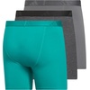 image:imageadidas Mens Luxe Underwear 3Pack Boxer Briefs or Trunks Premium Ultra Soft ComfortEqt GreenHeather BlackGrey FiveBoxer Brief