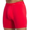 image:imageadidas Mens Luxe Underwear 3Pack Boxer Briefs or Trunks Premium Ultra Soft ComfortPure Ruby RedDark BlueClear Onix GreyBoxer Brief