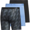image:imageadidas Mens Microfiber Boxer Briefs 3pack performance Stretch Moisturewicking UnderwearAdi Summit OnixblackBlue FusionBlack