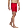 image:imageadidas Mens Microfiber Boxer Briefs 3pack performance Stretch Moisturewicking UnderwearBetter ScarletBlackOnix Grey