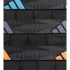 image:imageadidas Mens Microfiber Boxer Briefs 3pack performance Stretch Moisturewicking UnderwearBlackLucid AquamarinePure Orange