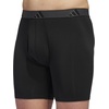 image:imageadidas Mens Microfiber Boxer Briefs 3pack performance Stretch Moisturewicking UnderwearBlackOnix GreyGrey