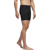 image:imageadidas Mens Microfiber Boxer Briefs 3pack performance Stretch Moisturewicking UnderwearBlackTeam Royal BlueBetter Scarlet