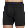 image:imageadidas Mens Microfiber Boxer Briefs 3pack performance Stretch Moisturewicking UnderwearBlackTeam Royal BlueBetter Scarlet