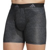 image:imageadidas Mens Microfiber Boxer Briefs 3pack performance Stretch Moisturewicking UnderwearPerformance Mirage Blacknight GreygreyPower PinkGrey Five