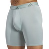 image:imageadidas Mens Microfiber Boxer Briefs 3pack performance Stretch Moisturewicking UnderwearWonder Sage GreenGrey SixWonder Cargo Khaki