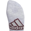 image:imageadidas Mens Superlite No Show Socks 6 Pairs Lightweight amp BreathableClassicCool Light HeatherAurora Ruby RedDark Blue