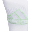 image:imageadidas Mens Superlite No Show Socks 6 Pairs Lightweight amp BreathableClassicCool Light HeatherWhiteSemi Green Spark