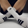 image:imageadidas Unisex Adizero Running Socks 1 Pair Performance amp TrainingBlackWhiteCrew