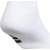 image:imageadidas Unisex Adizero Running Socks 1 Pair Performance amp TrainingWhiteBlackNo Show
