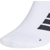 image:imageadidas Unisex Adizero Running Socks 1 Pair Performance amp TrainingWhiteBlackNo Show