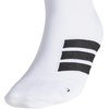 image:imageadidas Unisex Adizero Running Socks 1 Pair Performance amp TrainingWhiteBlackQuarter