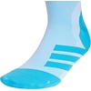 image:imageadidas Unisex Adizero Running Socks 1 Pair Performance amp TrainingWhiteLucid AquamarineCrew