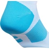 image:imageadidas Unisex Adizero Running Socks 1 Pair Performance amp TrainingWhiteLucid AquamarineNo Show