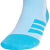 image:imageadidas Unisex Adizero Running Socks 1 Pair Performance amp TrainingWhiteLucid AquamarineOverthecalf