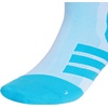 image:imageadidas Unisex Adizero Running Socks 1 Pair Performance amp TrainingWhiteLucid AquamarineQuarter