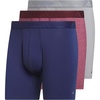 image:imageadidas Mens Luxe Underwear 3Pack Boxer Briefs or Trunks Premium Ultra Soft ComfortDark BlueHeather MaroonGreyBoxer Brief