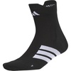 image:imageadidas Unisex Adizero Running Socks 1 Pair Performance amp TrainingBlackWhiteQuarter