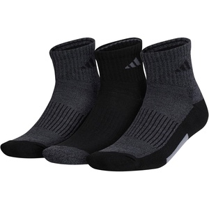 image:imageadidas Mens Cushioned X Socks 3 Pairs Multiple Heights Durable amp ComfortableBlackOnix GreyGreyQuarter3