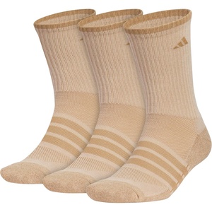 image:imageadidas Mens Cushioned X Socks 3 Pairs Multiple Heights Durable amp ComfortableWarm Sandstone Beige Raw DesertCrew4