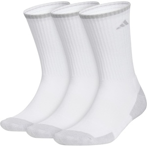 image:imageadidas Mens Cushioned X Socks 3 Pairs Multiple Heights Durable amp ComfortableWhiteClear Onix GreyCrew4
