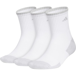 image:imageadidas Mens Cushioned X Socks 3 Pairs Multiple Heights Durable amp ComfortableWhiteClear Onix GreyMidcrew4