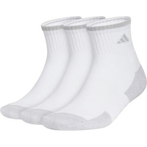 image:imageadidas Mens Cushioned X Socks 3 Pairs Multiple Heights Durable amp ComfortableWhiteClear Onix GreyQuarter4