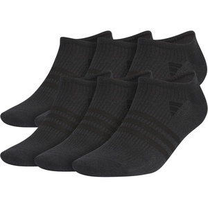 image:imageadidas Mens Superlite No Show Socks 6 Pairs Lightweight amp BreathableBlackNight Grey3