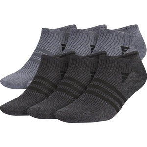 image:imageadidas Mens Superlite No Show Socks 6 Pairs Lightweight amp BreathableOnix GreyBlack3
