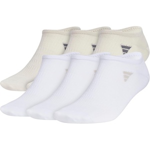 image:imageadidas Mens Superlite No Show Socks 6 Pairs Lightweight amp BreathableWonder Alumina GreyWhite3