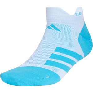 image:imageadidas Unisex Adizero Running Socks 1 Pair Performance amp TrainingWhiteLucid AquamarineNo Show