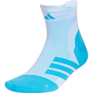 image:imageadidas Unisex Adizero Running Socks 1 Pair Performance amp TrainingWhiteLucid AquamarineQuarter