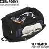 image:imageadidas Defender 5 Duffel Bag for Sports Gym and Travel BlackSilver Metallic OSFABlackGold Metallic