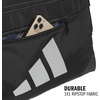 image:imageadidas Defender 5 Duffel Bag for Sports Gym and Travel BlackSilver Metallic OSFABlackSilver Metallic