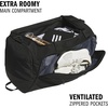 image:imageadidas Defender 5 Duffel Bag for Sports Gym and Travel BlackSilver Metallic OSFABlackSilver Metallic