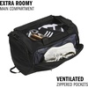 image:imageadidas Defender 5 Duffel Bag for Sports Gym and Travel BlackSilver Metallic OSFABlackSilver Metallic